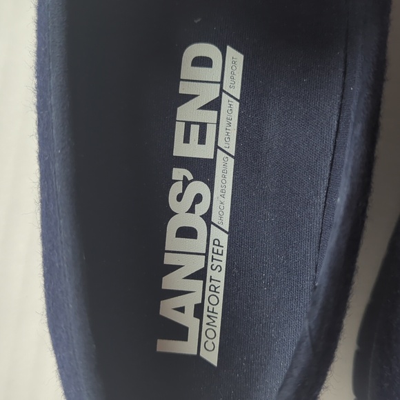 Lands' End Comfort Step Wool Slip-On Loafer Shoe Size 7.5B Blue - Picture 2 of 13